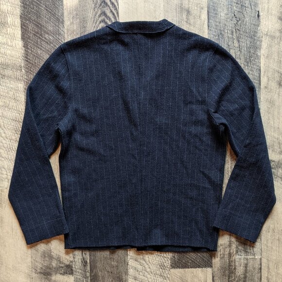 John Varvatos Cardigan Sweater Wool Cotton - Picture 2 of 6